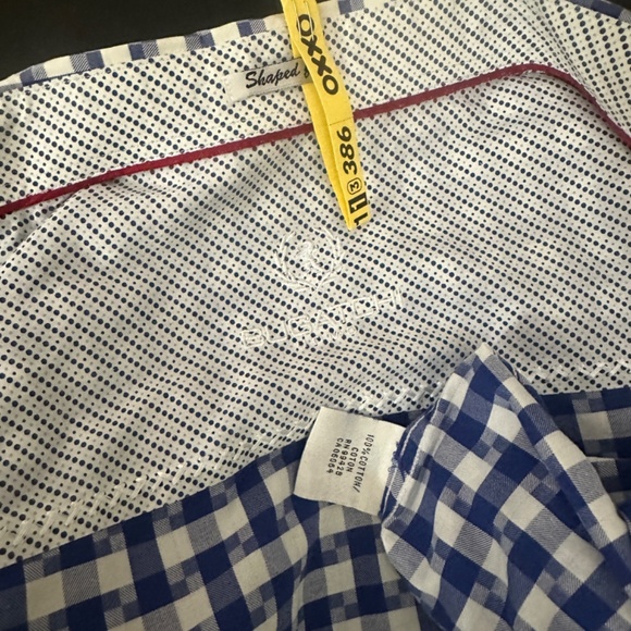 Bugatchi Contrast Long Sleeve Shirt 23.5" armpit to armpit Gently worn - Picture 4 of 4